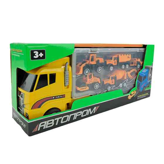 Детский трейлер с машинками PS006-4 в наборе 6 машинок Винница