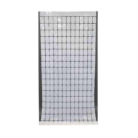 Дождик для фотозоны кубиками 2 м на 1 м белый Киев