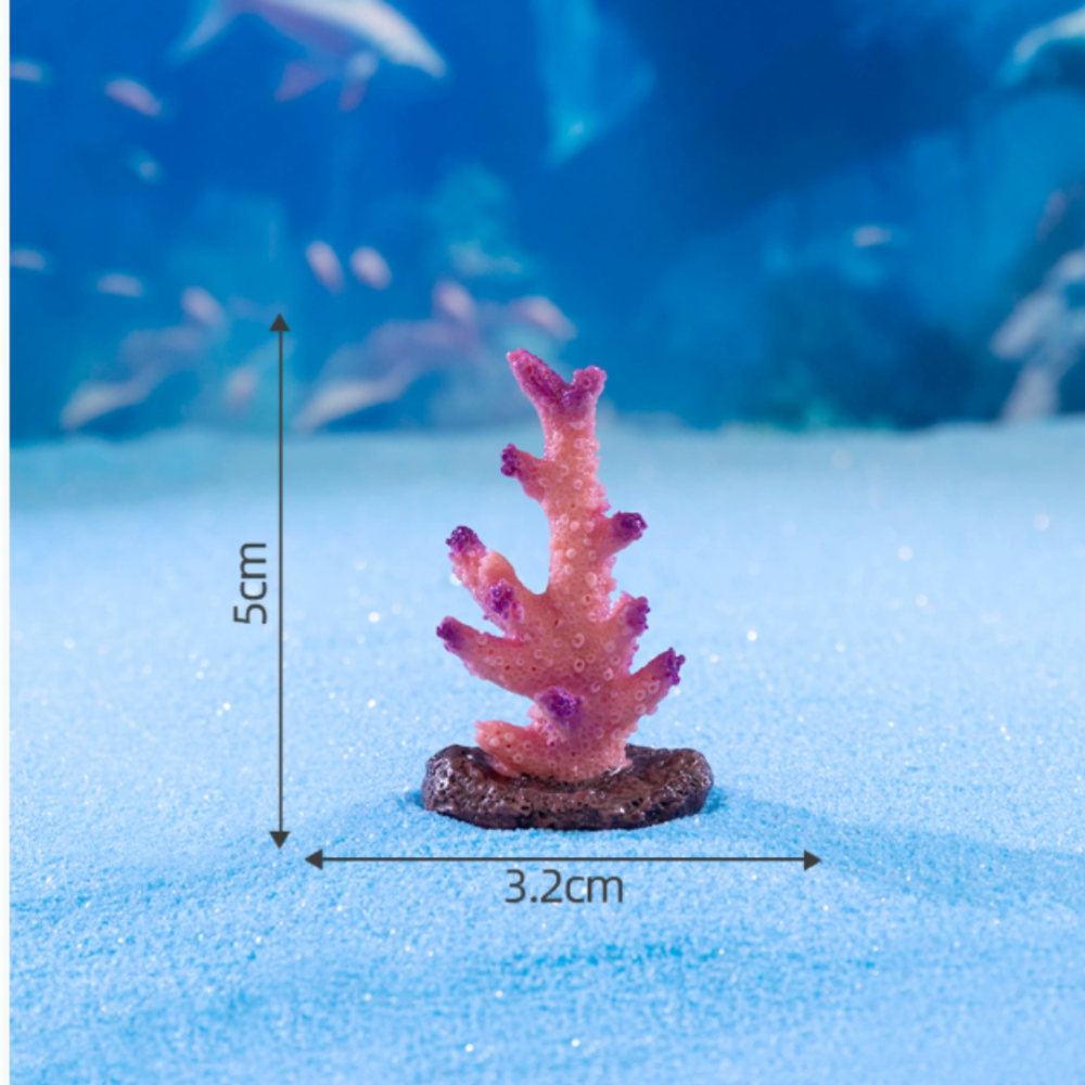 Фігурка із серії Підводний світ для мініатюри, флораріуму, хендмейду, міні-саду, мікроландшафту Пурпурний Одеса - фото 1