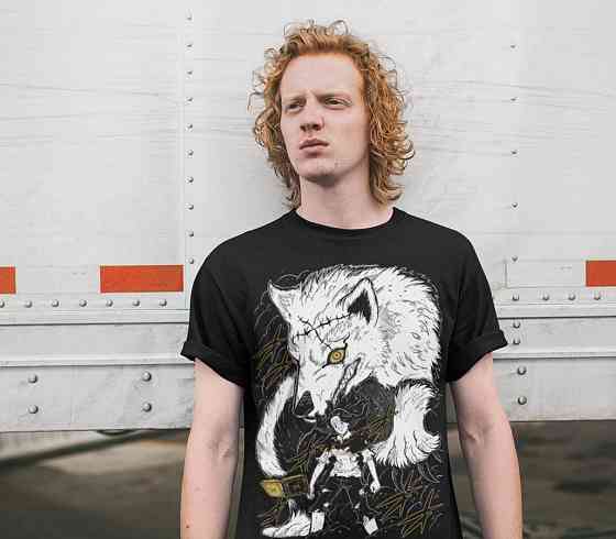 Футболка аниме Чёрный клевер оверсайз (S/M/L) Черний AnimeJ1030 Днепр