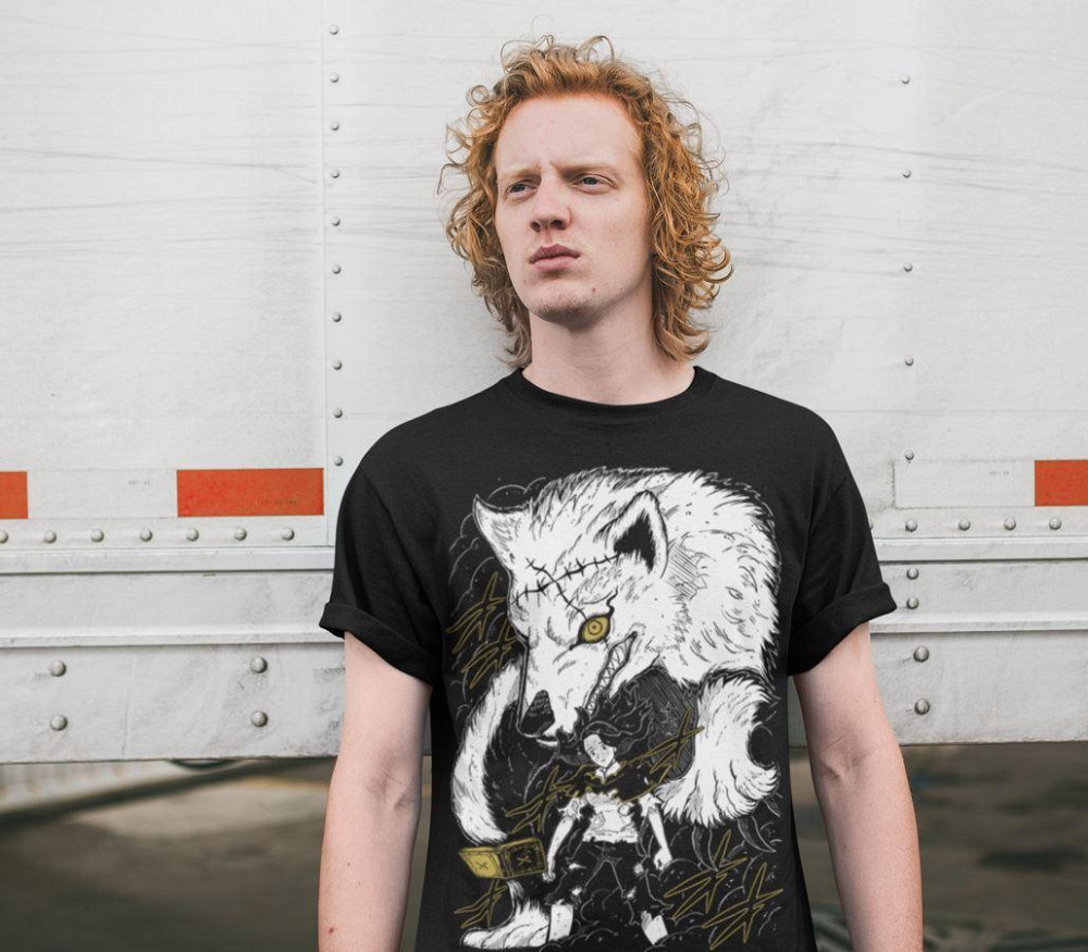 Футболка з аніме принтом Чорна конюшина оверсайз (S/M/L) Чорний AnimeJ1030 Дніпро - фото 3