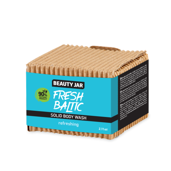 Твердий засіб для миття тіла Освіжаюча Балтія Beauty Jar 60 г Вінниця
