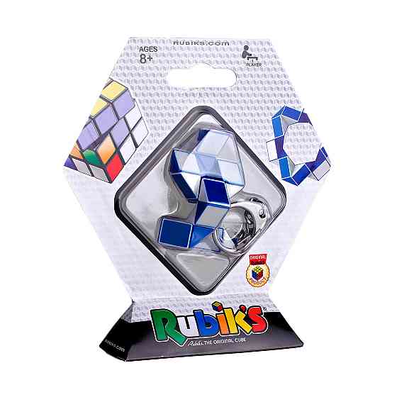 Міні-Головоломка Rubik's - Змійка Біло-Блакитна Дніпро