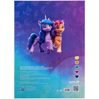 Цветная бумага Kite А4 неоновая My Little Pony (10 листов/ 5 цветов) (LP24-252) Винница