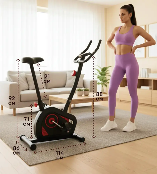 Велотренажер 7FIT Ergo 8829 (Магнитный) с измерением пульса Киев - изображение 2