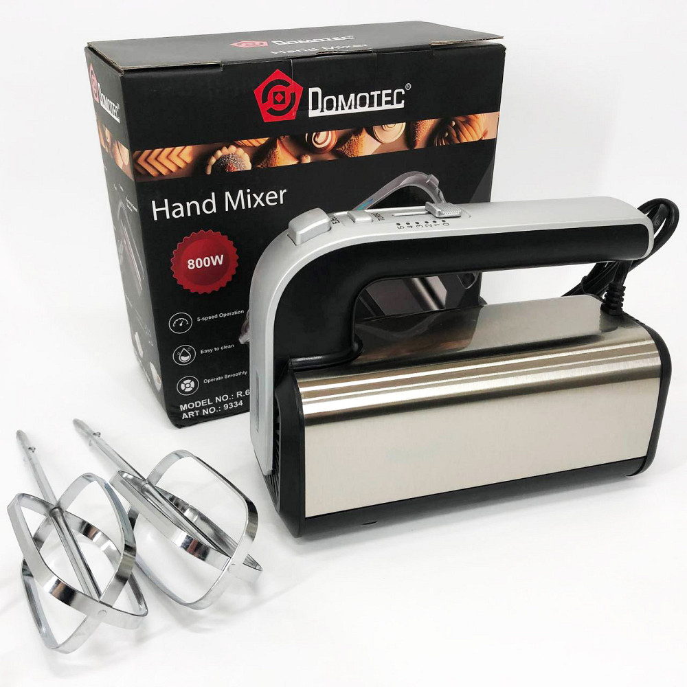 Міксер зі швидкостями і насадками Domotec R.6664, Міксер кухонний професійний Домашній PX-51 Львів - фото 4
