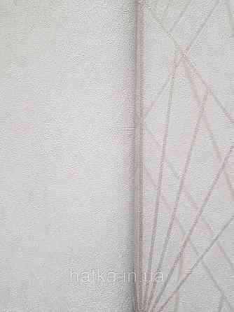Шпалери вінілові на флізеліні Sintra Simmetria метрові під штукатурку бежеві 524626 Київ