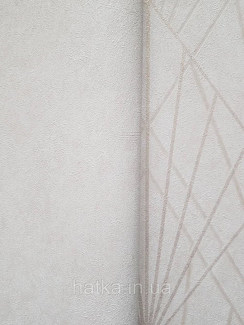 Шпалери вінілові на флізеліні Sintra Simmetria метрові під штукатурку бежеві 524626 Київ - фото 3
