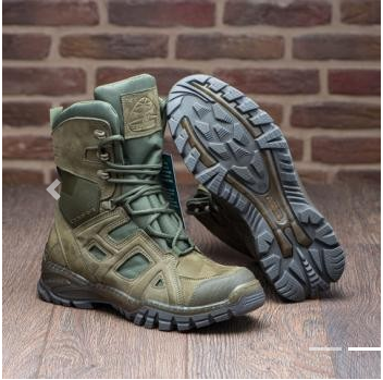 Тактичні берці 802 хакі - демісезонні, непромокальні, міцні армійські черевики для ЗСУ, полювання, туризму Харків - фото 2