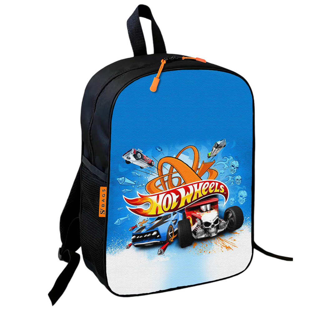 Рюкзак шкільний дитячий 36х27см Хот Вілс «Hot Wheels» з машинкою для хлопчика (00772) Київ - фото 1