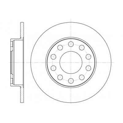 Тормозной диск REMSA 6753.00 Винница