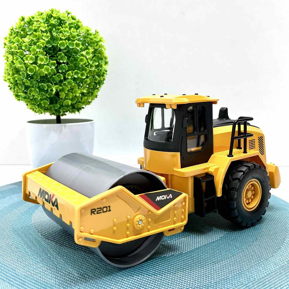 Спецтехніка на радіокеруванні Дорожня ковзанка гумові колеса USB-кабель Жовтий (2136) Чернигов - изображение 6