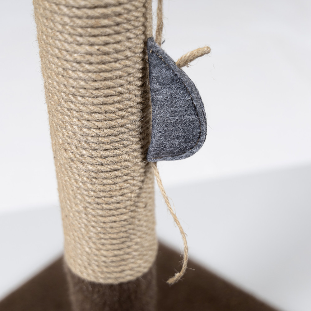 Когтеточка столбик Природа Мими Brown для котов 36x36x66 см Киев - изображение 4