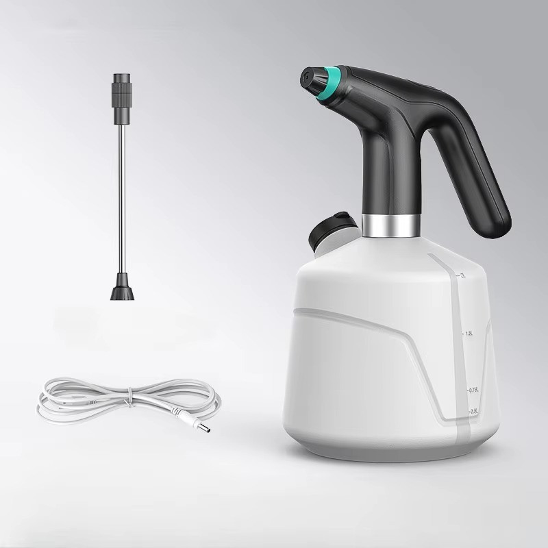 Ручний обприскувач для саду та городу акумуляторний портативний садовий, пластиковий, білий на 2 літри з подовжувачем Кам'янець-Подільський - фото 6