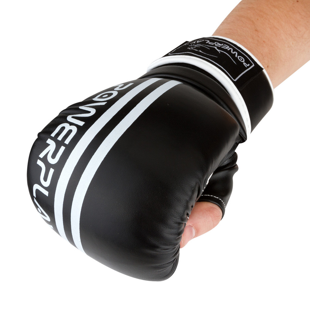 Снарядні рукавиці PowerPlay 3025 Чорно-Білі S (капа в подарунок) Луцк - изображение 5