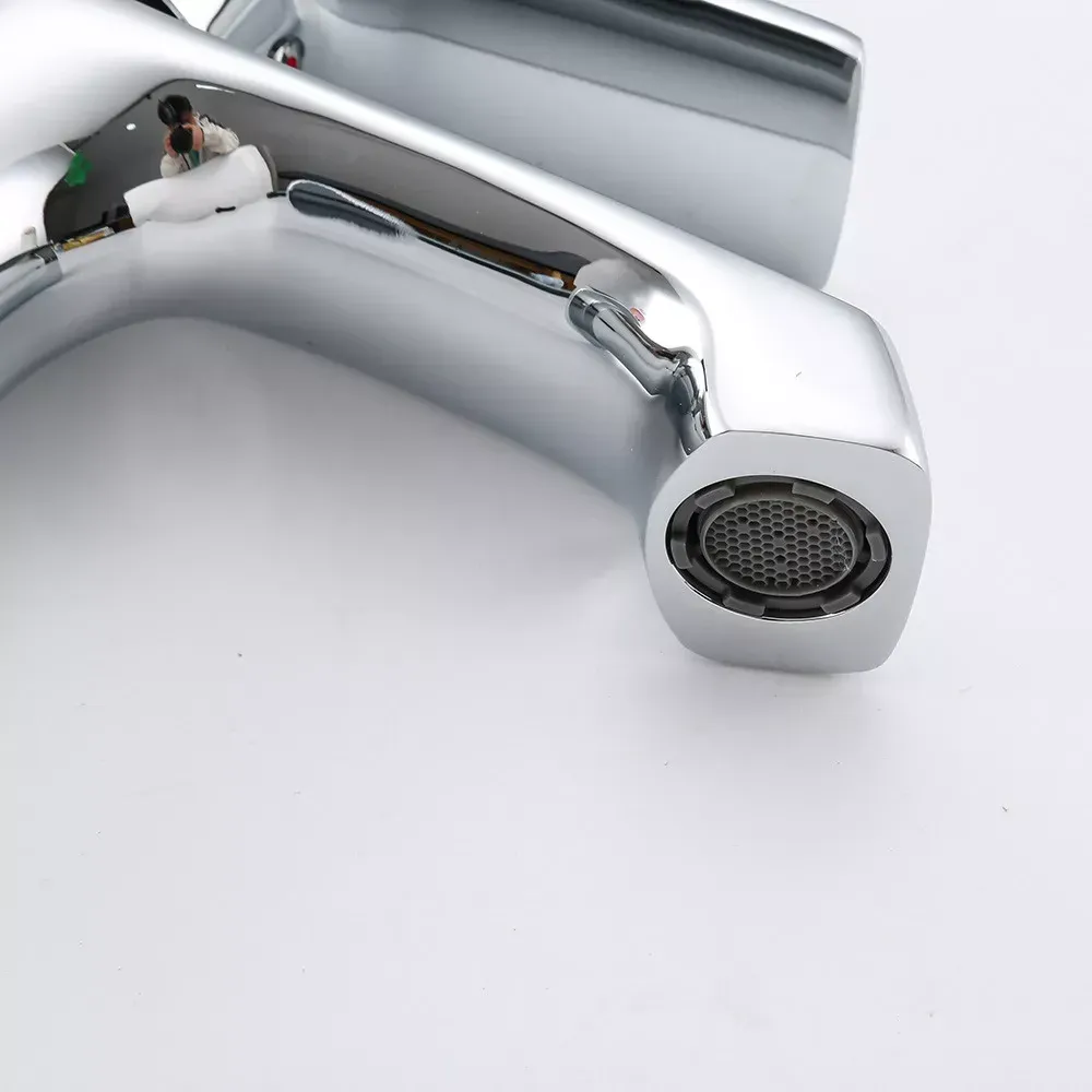 Змішувач для умивальника Frap F1071 хром Київ - фото 3