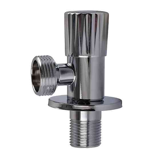 !Кран кутовий кераміка SOLOMON EXCLUSIVE 1/2″X3/4″ 989 CHROM ( 1шт.) (000029588) Киев