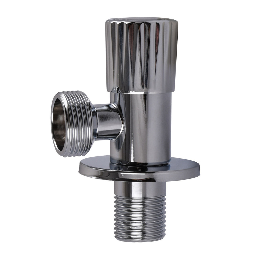 !Кран кутовий кераміка SOLOMON EXCLUSIVE 1/2″X3/4″ 989 CHROM ( 1шт.) (000029588) Киев - изображение 2