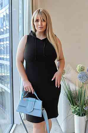 Летнее платье без рукавов Catalina 50-52, Черный Киев
