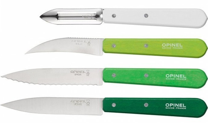 Кухонний Набір Ножів 4 предмети Opinel (Опінель) No.112 - 115 "Essentials Natural" (001709) Нержавіюча сталь Нововолинськ - фото 4