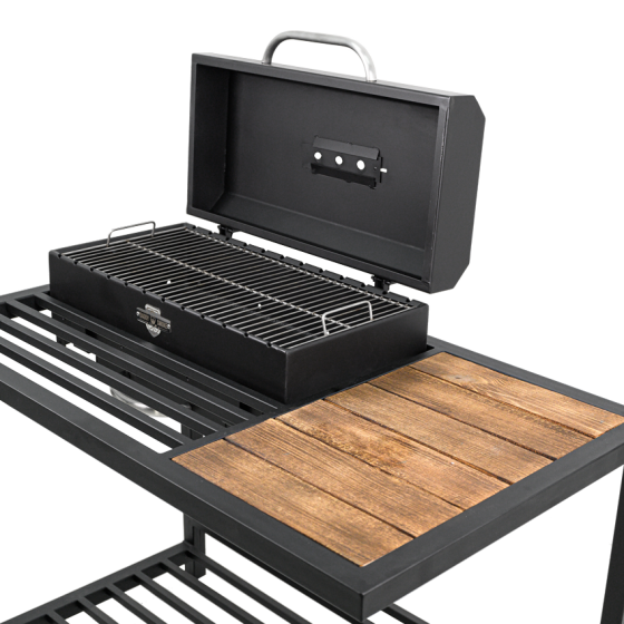 Мангал барбекю гриль BBQ desk Daddy Smoke на 12 шампурів Київ