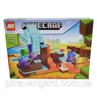Конструктор блоковий Minecraft 258 деталей c фігурками героїв My World 4403 Хмельницький