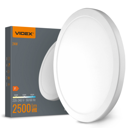 LED Світильник 24W круглий білий VL-DL6R-24CW Videx Житомир - фото 1