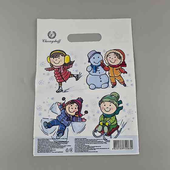 Пакеты с вырубной ручкой (22*30)п Н.Год 