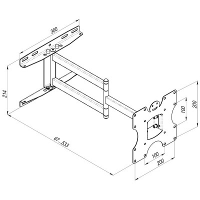 Кронштейн KSL WMO-4325T Вінниця - фото 2