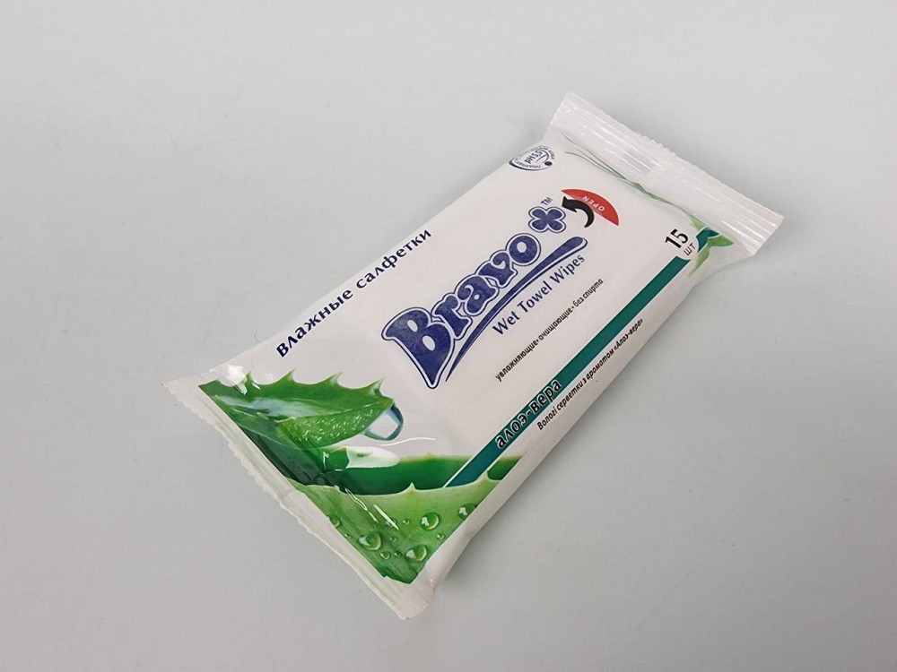 Влажная салфетка  15 шт 
