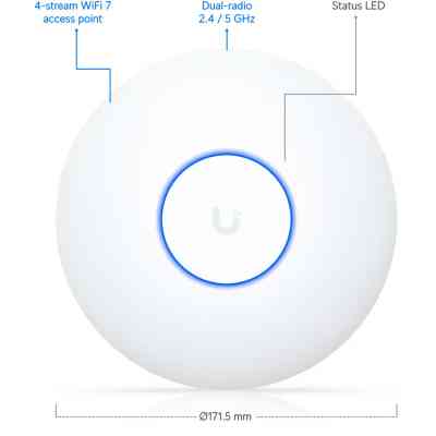 Точка доступу Wi-Fi Ubiquiti UniFi U7 Lite (U7-Lite) Вінниця