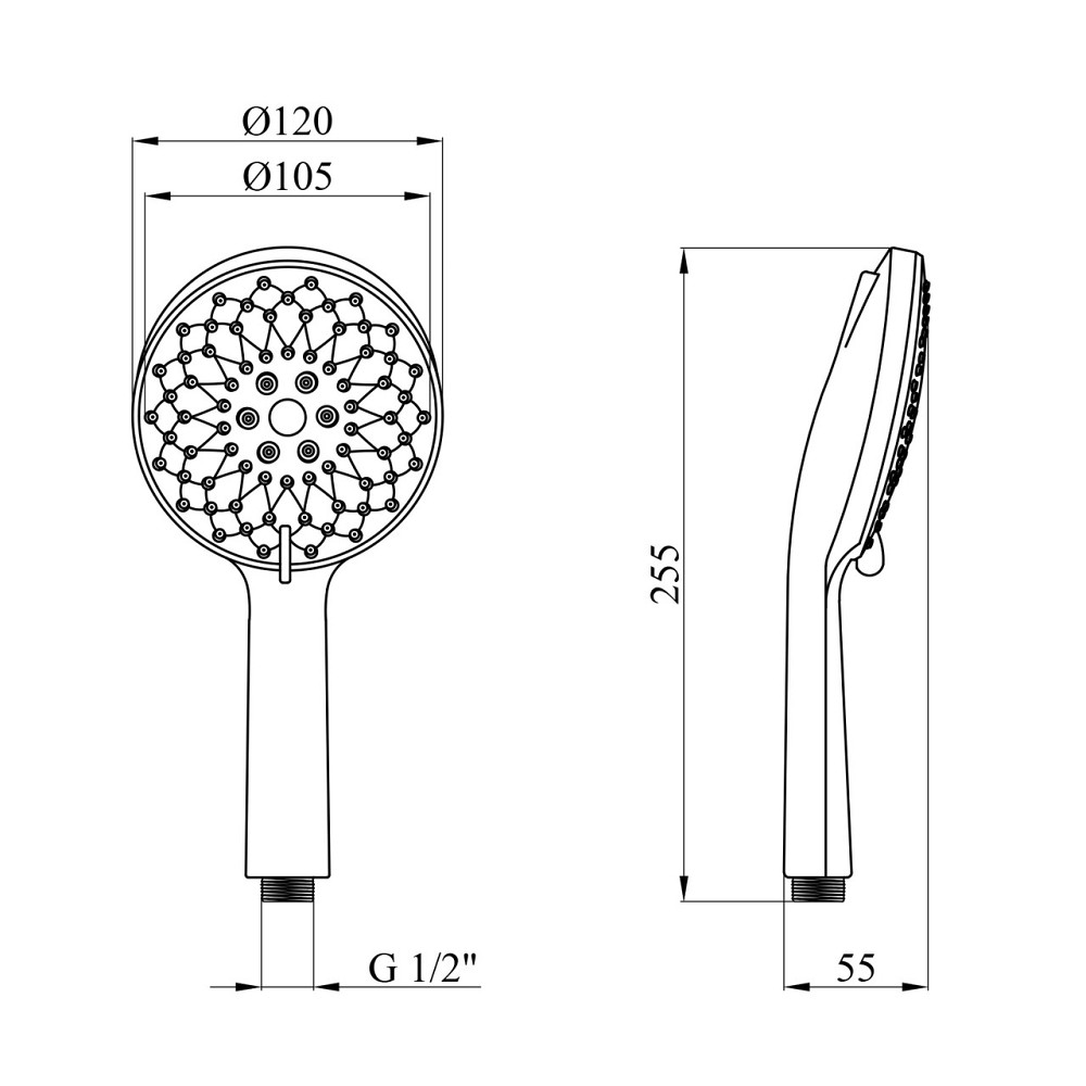 Лейка для ручного душа Kroner KRM - C723 Киев - изображение 2