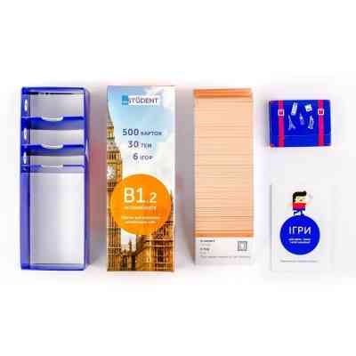 Обучающий набор English Student Карточки для изучения английского языка Student Intermediate B1.1, украинский (39122592) Винница