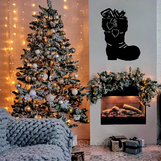 Декоративне настінне Панно «Новий рік», Декор на стену Київ - фото 1