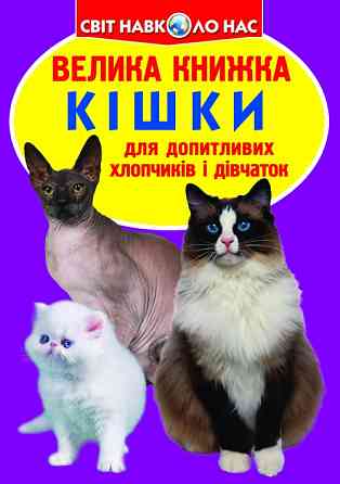 Книга "Велика книжка. Кішки." , шт Київ