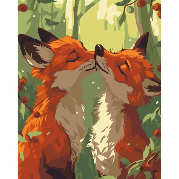 Картина за номерами ArtCraft Ніжні лисички 40х50 см (11690-AC) Харьков - изображение 2