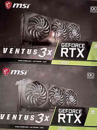 Нові MSI 3090 Ventus 3x 24G OC відеокарта. Київ