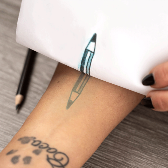 Набор художественных материалов TATTOO SKETCHING 14шт металлическая коробка Cretacolor Киев