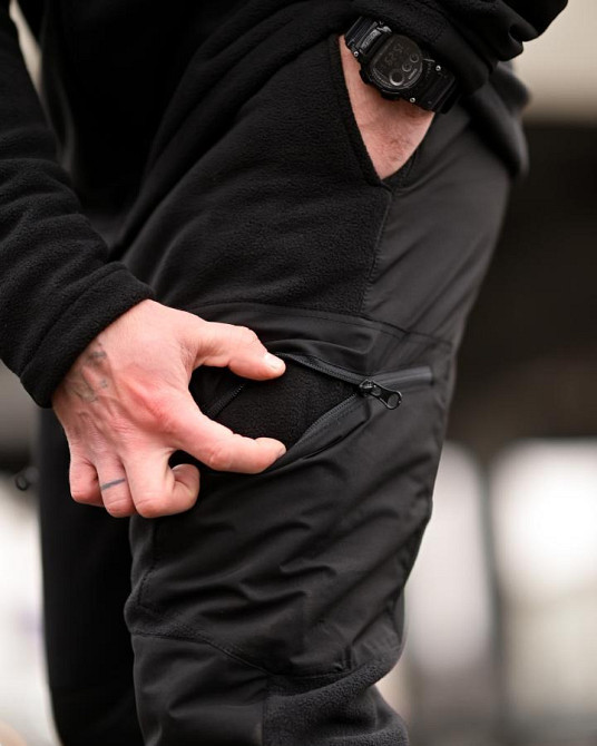 Флисовый спортивный тактический костюм TARANTUL black ТР6551 Одесса - изображение 19