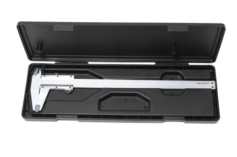 Штангенциркуль (0-125 мм, 0.02 мм; внутр. Ø, покликаний. Ø + глибиномер), в пластиковому футлярі ROCKFORCE RF-5096P Одеса - фото 1