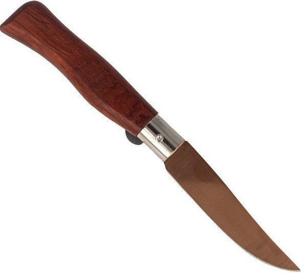 Універсальний Складаний Ніж із замком 9 см MAM "Bronze Titanium" Bubinga Wood (2009) Нержавіюча сталь Нововолинськ - фото 4