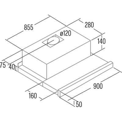 Витяжка кухонна Cata TF-2003 DurAlum 900 (02094305) Вінниця