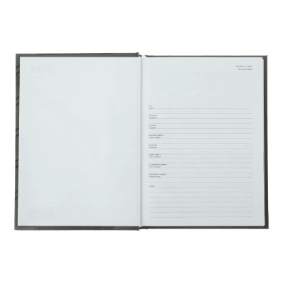 Тижневик Buromax датований 2026 PARALLEL A5 чорний (BM.2107-01) Вінниця - фото 10