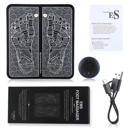 Масажний електричний килимок для ступнів EMS Foot Mat Луцьк