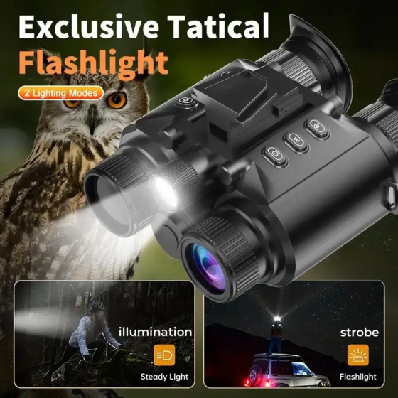 Бинокль ночного видения Z9158 4K FHD HD 850нм (до 600м в темноте) MicroSD 64GB + крепление FMA L4G24 Винница