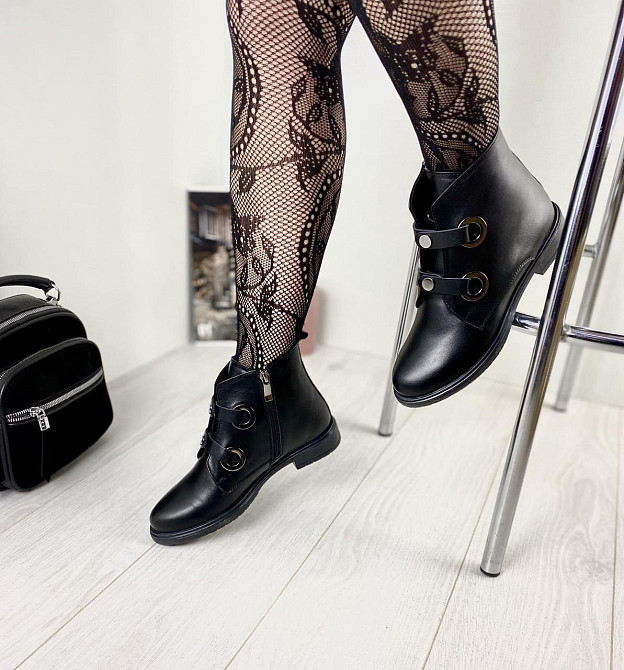 Mioli Жіночі черевики MIOLI чорні натуральна шкіра висота 12см розмір 38 (3149) Коломыя - изображение 2