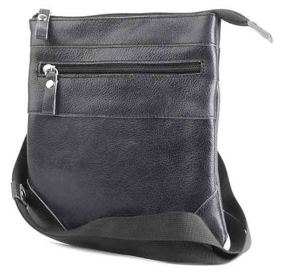 Сумка SHVIGEL 00966 кожаная Синяя Киев