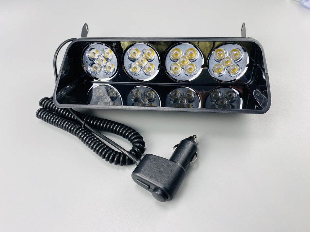 Маячок проблисковий S20 стробоскоп 9-80V 4led діодів мигалка мигалка помаранчевий спалах під скло Мукачево - фото 7