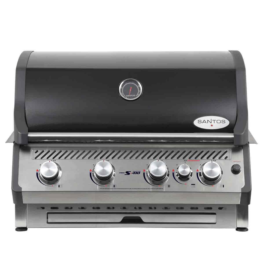 Вбудований газовий гриль SANTOS Free S-410 Black, з заднім пальником, чорний 890666 Код: 010946 Рівне - фото 5