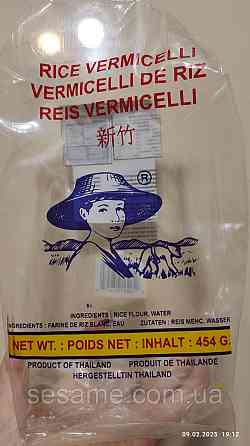 Лапша рисовая вермишель тонкая,нити Vermicelli Farmer 454 г (Таиланд) Харьков